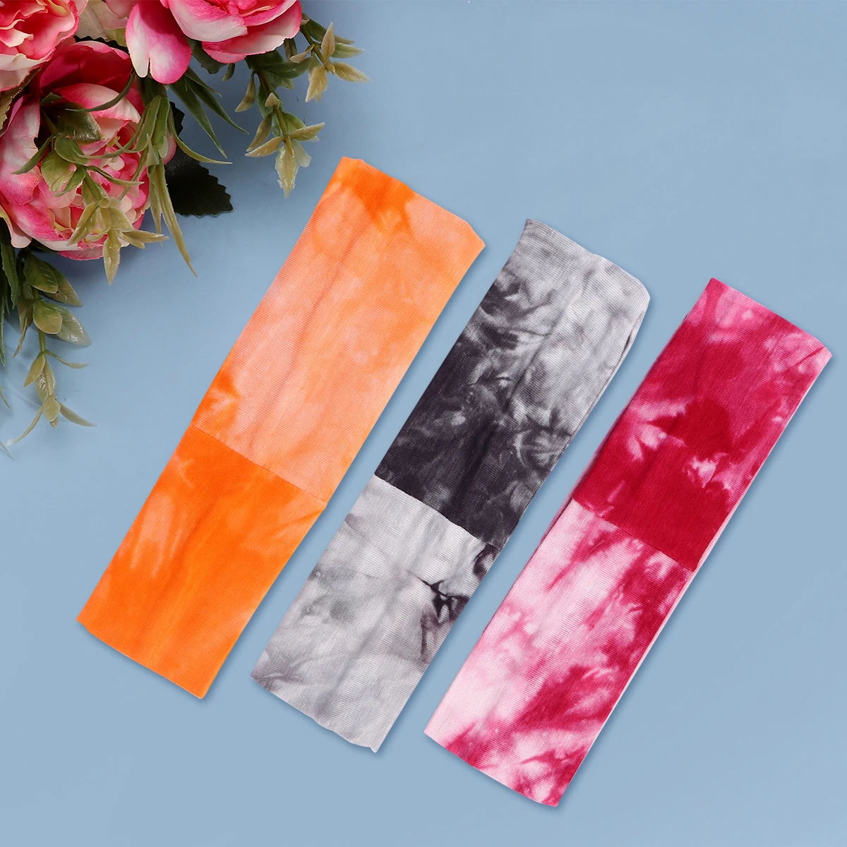 

3Pcs Yoga Headb Hairb Elastic Sweatb s for Fitness Running Bright Colors Soft Material Gym Accessories