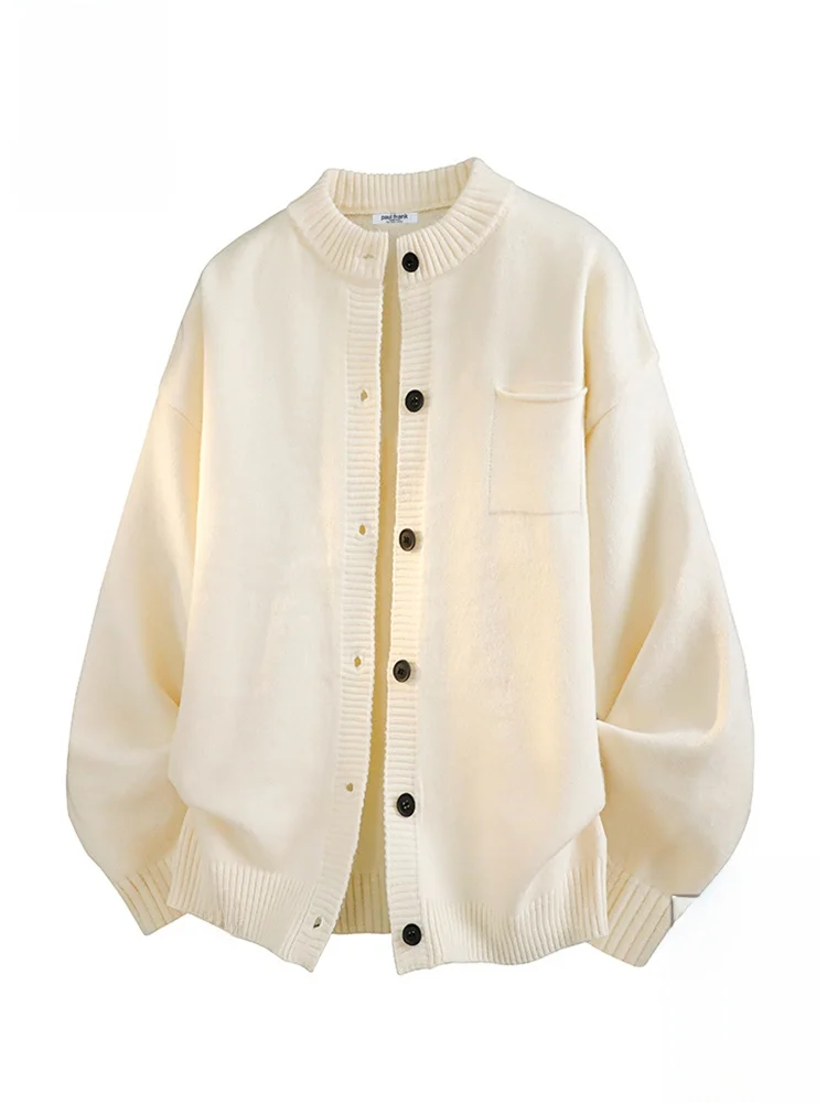 

Мужской вязаный свитер Paul Frank Monkey на одной пуговице, свободного кроя, универсальный, осенний, модный, повседневный трикотаж