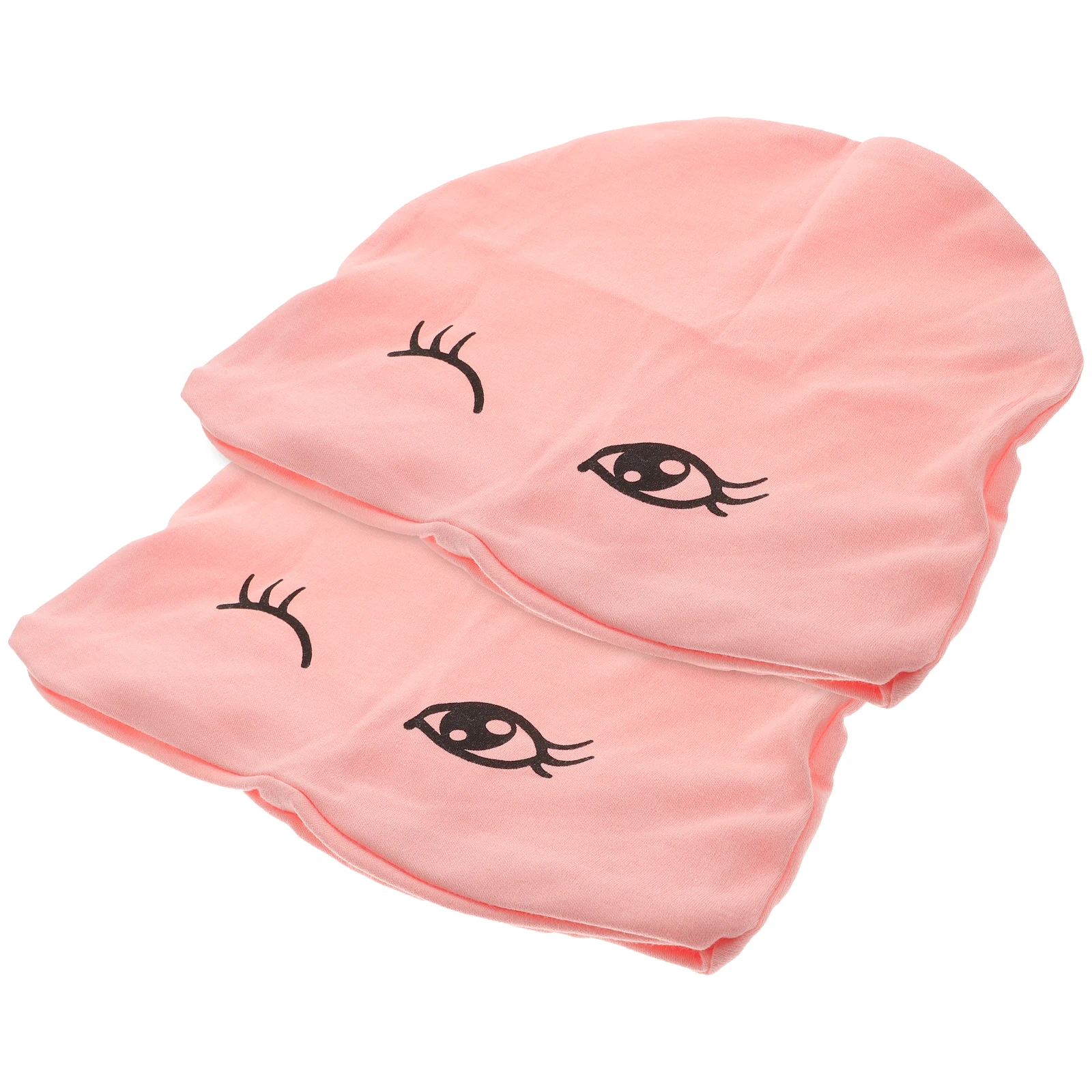 

2Pcs Confinement Comfortable Breathable Postpartum Caps Pregnant Woman Hats Summer Sleeping Hats Women Cotton Turban