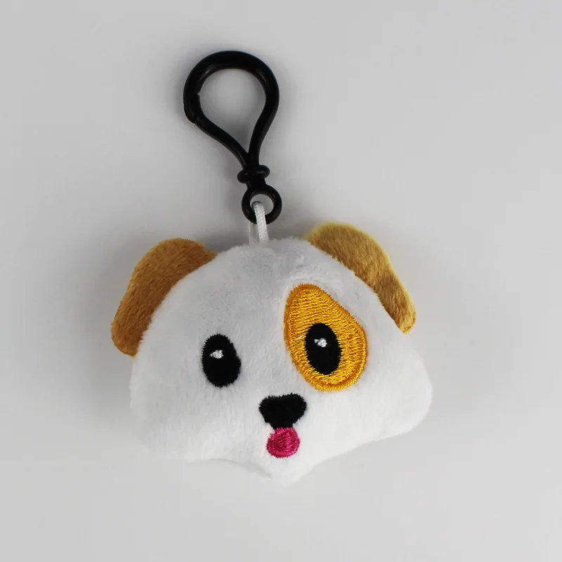 35 Pcs Cute Cartoon  Plush KeyChain Keyring Women Handbag Car Key Holder Bag Pendant Toys for Kids Gift