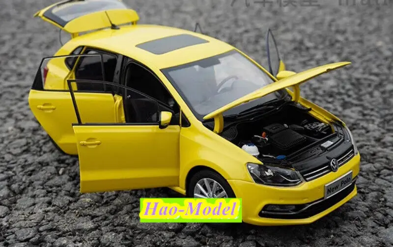 1/18 For Shanghai Volkswagen NEW POLO 2016 Alloy Diecast Model Car Boys Toys Kids Gifts Hobby Display Ornaments Collection Red