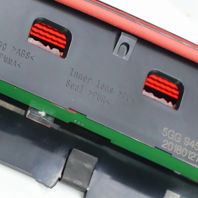 A71E-5K0945087B 5NG945087 Car LED High Mount Rear Third Brake Light Stop Signal Lamp Red Lamp for Golf 6 Mk6 Polo-6R 12-16