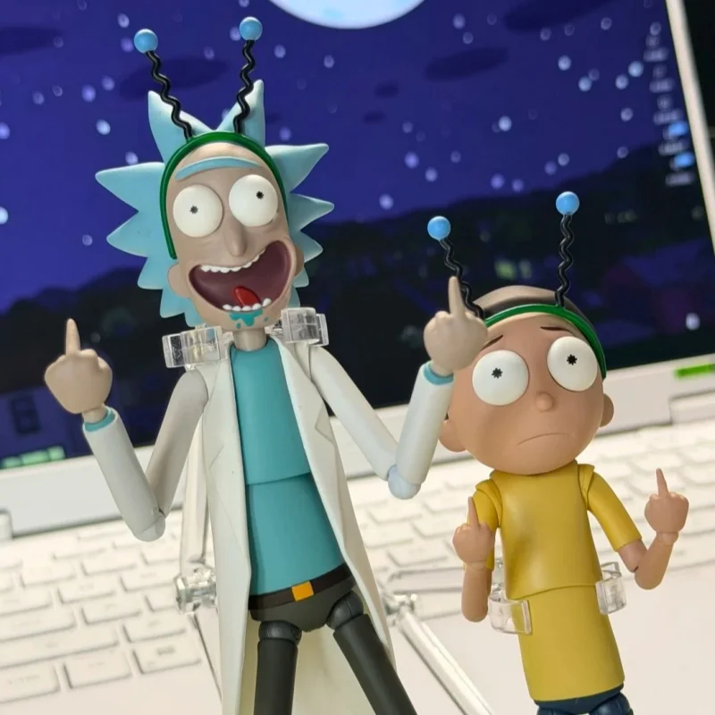 En Existencia, Figura de Acción Original de Fondjoy de Rick y Morty, Escala 1/12, Modelo de Juguete, Adorno, Regalos de Cumpleaños, Productos Nuevos