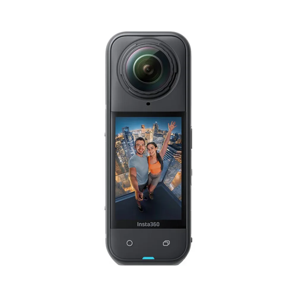كاميرا Insta360 X5 -8K مقاومة للماء 360 درجة مع أجهزة استشعار 1/1.28 بوصة 48 ميجابكسل، فيديو 8K 360 HDR، صور رياضية للسفر، 72 ميجابكسل 360 درجة