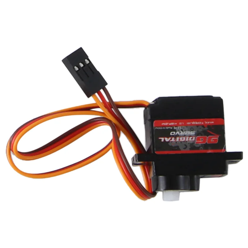 JABS-6 Teile/los Servo 9G Digital Servo Motor High Speed Lenkung RC Servo Kunststoff Getriebe Servo Für 1/16 1/18 1/24 RC Auto Boot