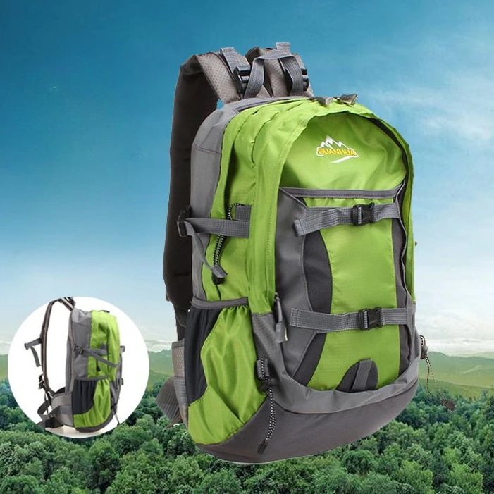 Mountaineering Bag Backpack Women's Wear-resistant Travel Bag Anti-splashing Double Back Women's Backpack Men's Backpack