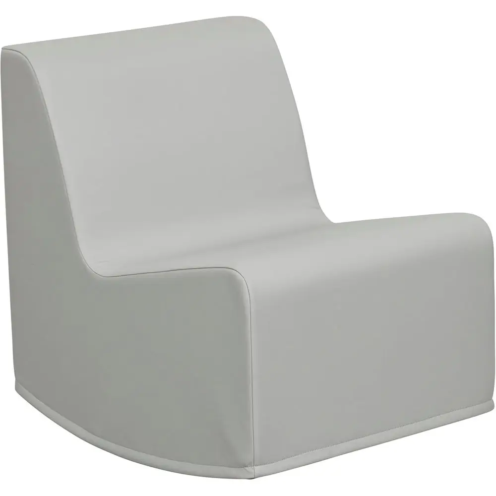 

Contoured Rocking Chair with Flexible Seating, Grey