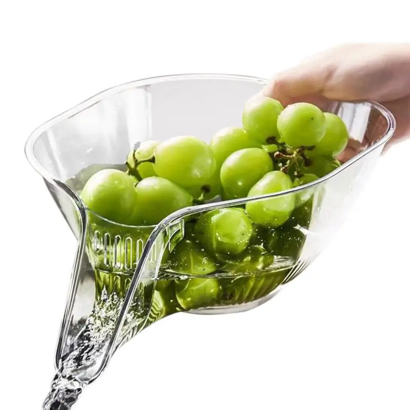 Sink Colander Multifunctional drain basket fruit vagetable washing basket reuseable creative sink drying rack kitchen accessorie