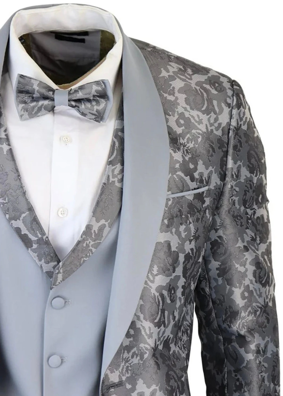 Tinta de lapela pontiaguda 3 peças para homens, roupa de noivo estilo chinês, colete e calça blazer de casamento personalizado, melhor homem