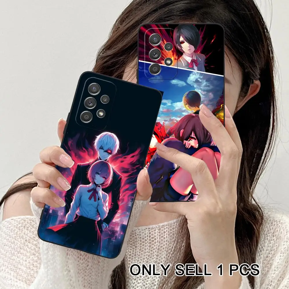 Tokyo Touka Kirishima Phone Case for Samsung Galaxy A56 55 54 53 52 51 36 35 34 23 16 15 5G Soft TPU Shockproof Cover