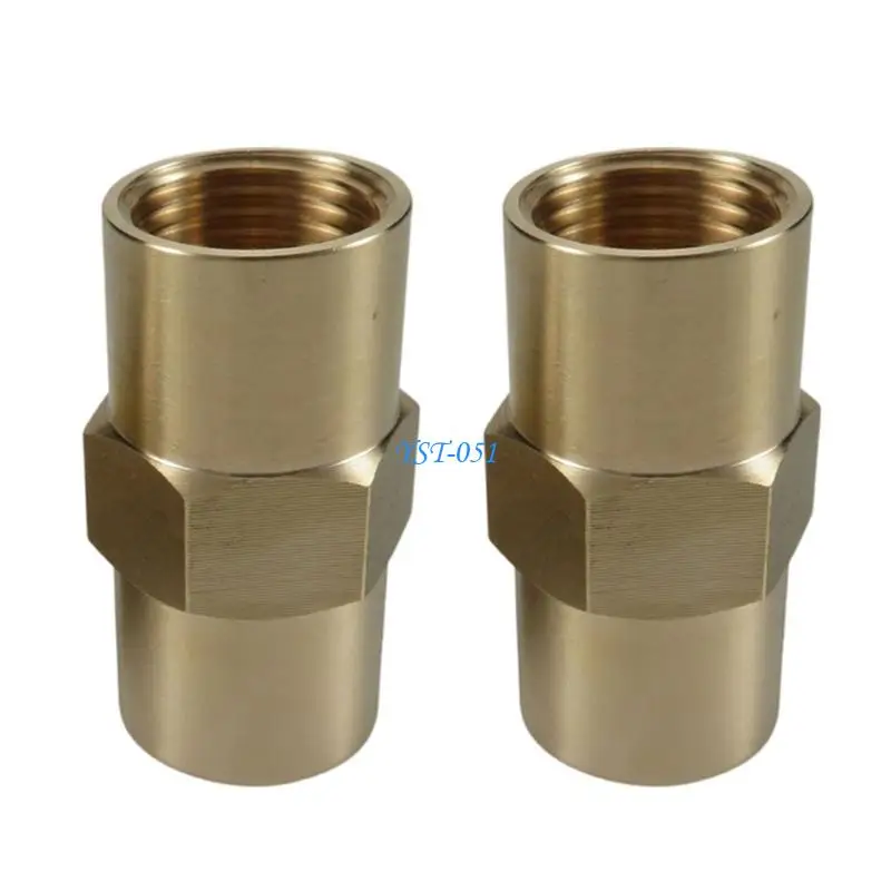 E15A Brass Hose Connection Fitting Arced Hose Coupler 5/8'' for Various Welding Tool