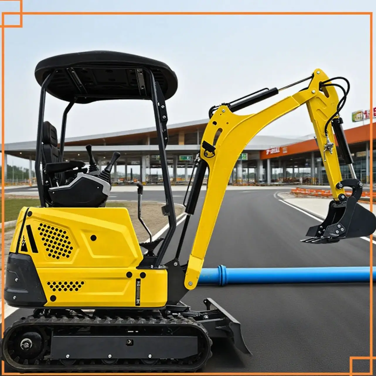 

High quality and durable hydraulic crawler excavator for sale suitable for agricultural machinery