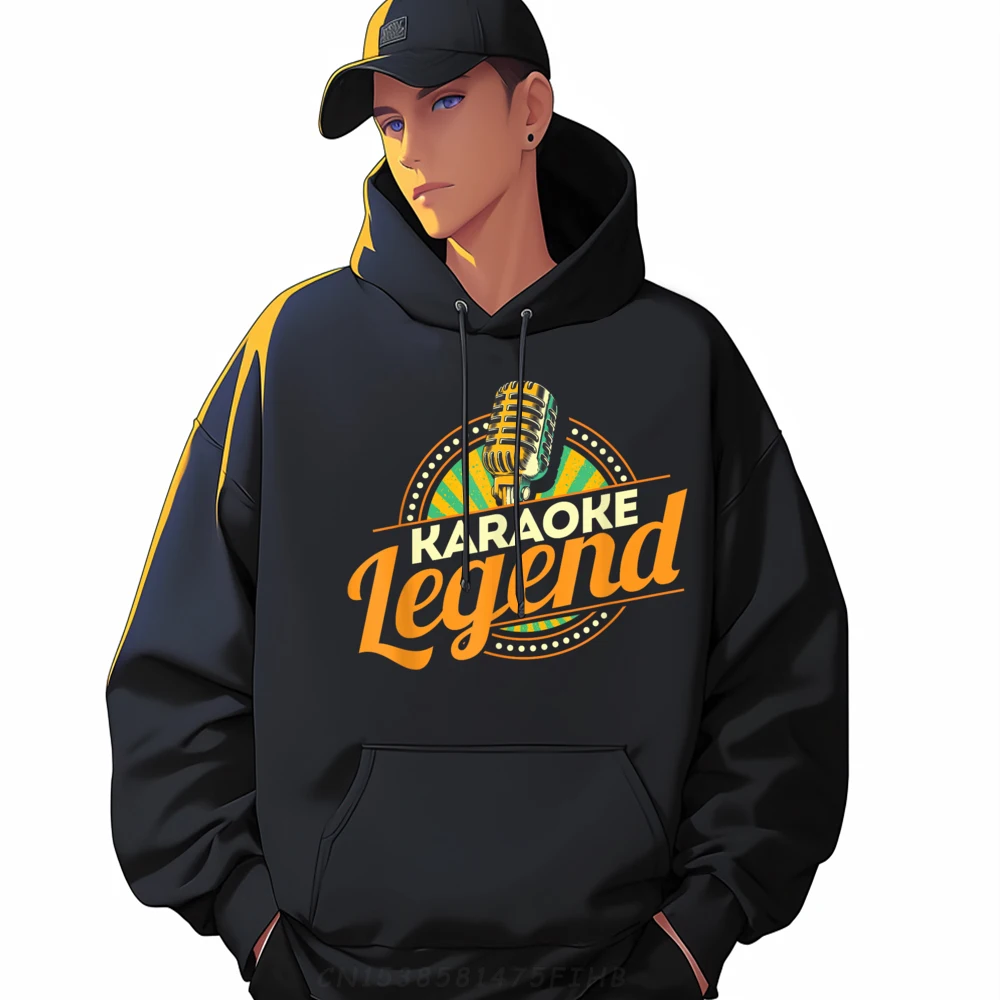 

Karaoke Legend Karaoke Party Music Geek Autumn Crew Neck Female Hoodies Casual Hoodies Loose Long Sleeve Hoodies