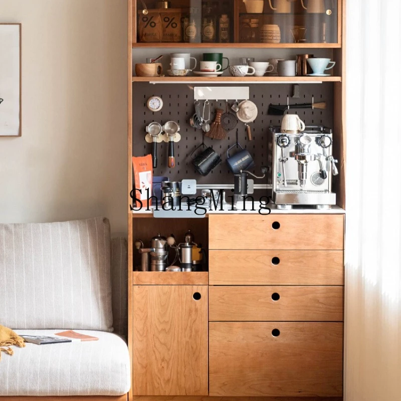 

SM new high-end dining side coffee cabinet tea small apartment kitchen restaurant storage high cabinet