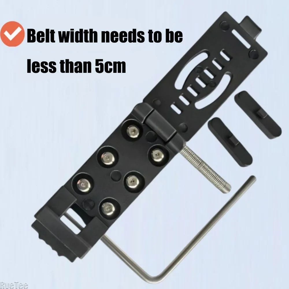 Stainless Steel Nylon Foldable Belt Buckle, Quick Hanging Tape Hook Portable Tool Clip Present for Electrician Workers