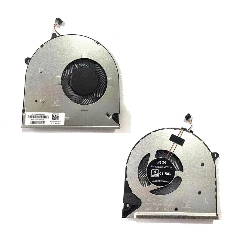 

For 15-DU 15-DW 15S-DU0002TX NEW CPU Cooling Cooler Fan Laptop Radiator DC28000N6F0 DFS5K12114464N L52034-001 Accessories