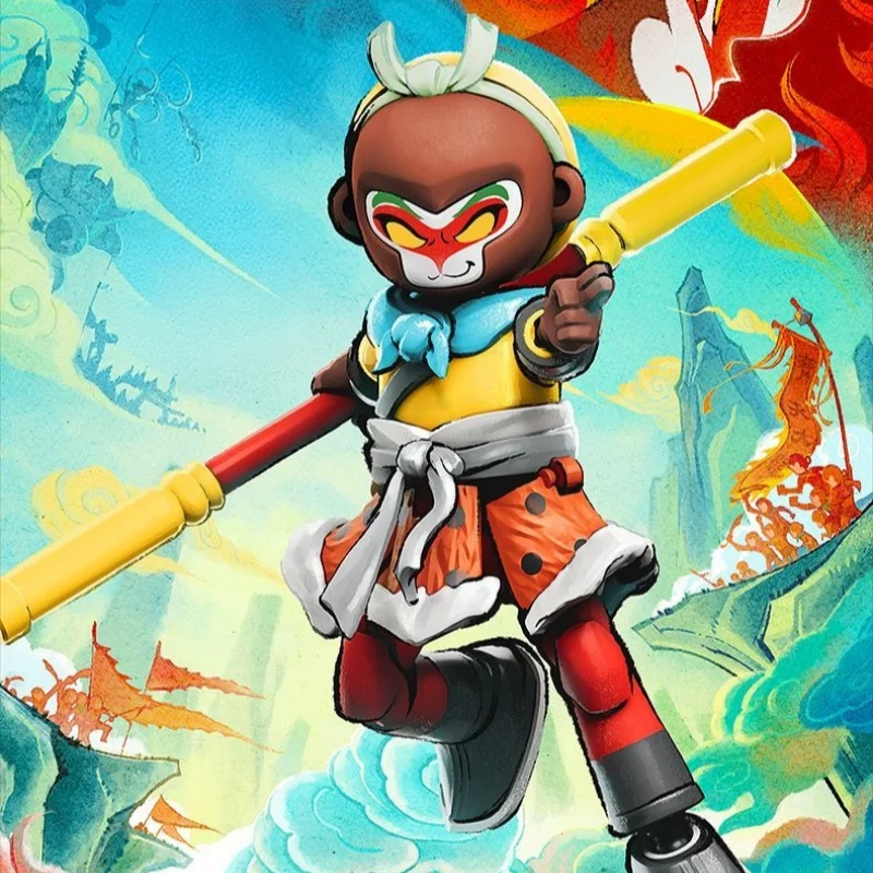 Blokees Hero Infinity Classic Version Sun Wukong Journey to the West Articulated Assemble Building Block Figure Home Decoration