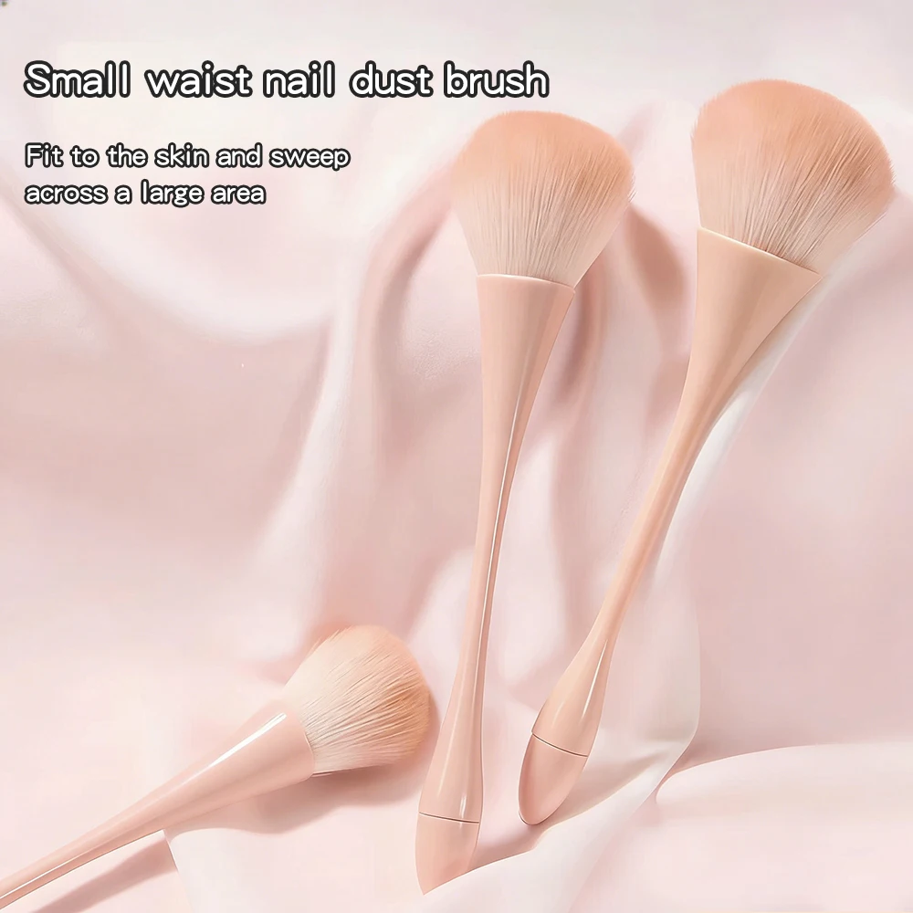 KANIU Soft-Bristle Nail Dust Brush Slim Nail Cleaning Brush LintFree Dust Brush Ideal For Nail Care Makeup And Keyboard Cleaning