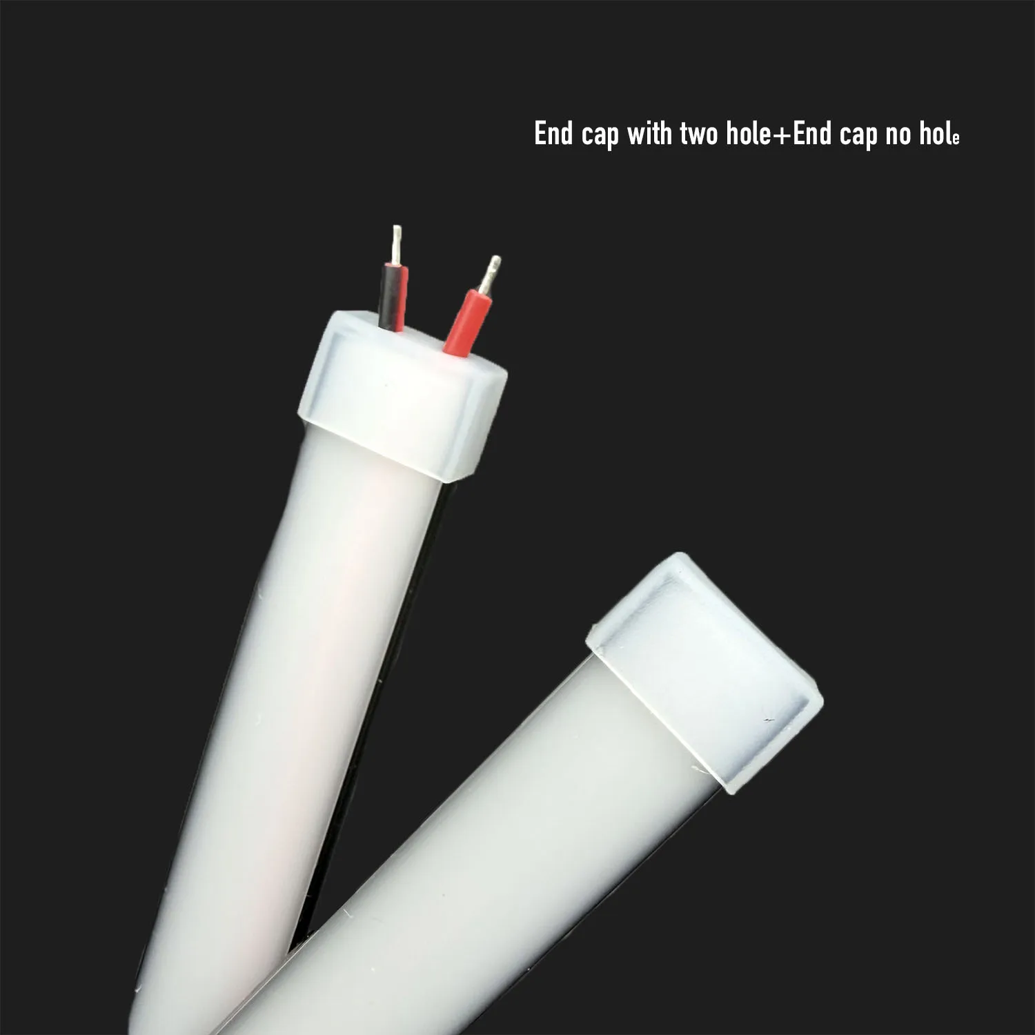 High Quality Silicone End Plugs Mounting Clips Connector Holders Fit 8/10/12mm WS2812 Flexible LED Neon Tube