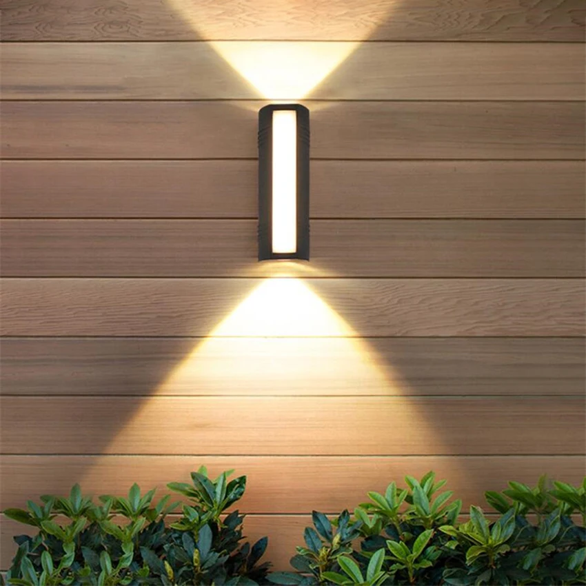 12w LED Wall Lights Outdoor Indoor Waterproof IP65 Up Down Aluminum Outside Light Wall Lamps for Living Room Bedroom Garden