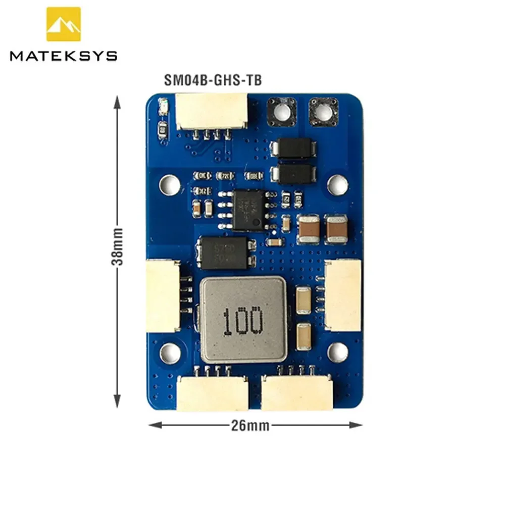 MATEKSYS MATEK CANPDB RC FPV 드론 부품용 CAN PDB, BEC 및 JST-GH 스플리터, 6V ~ 55V, 2-12S, W/ 4A