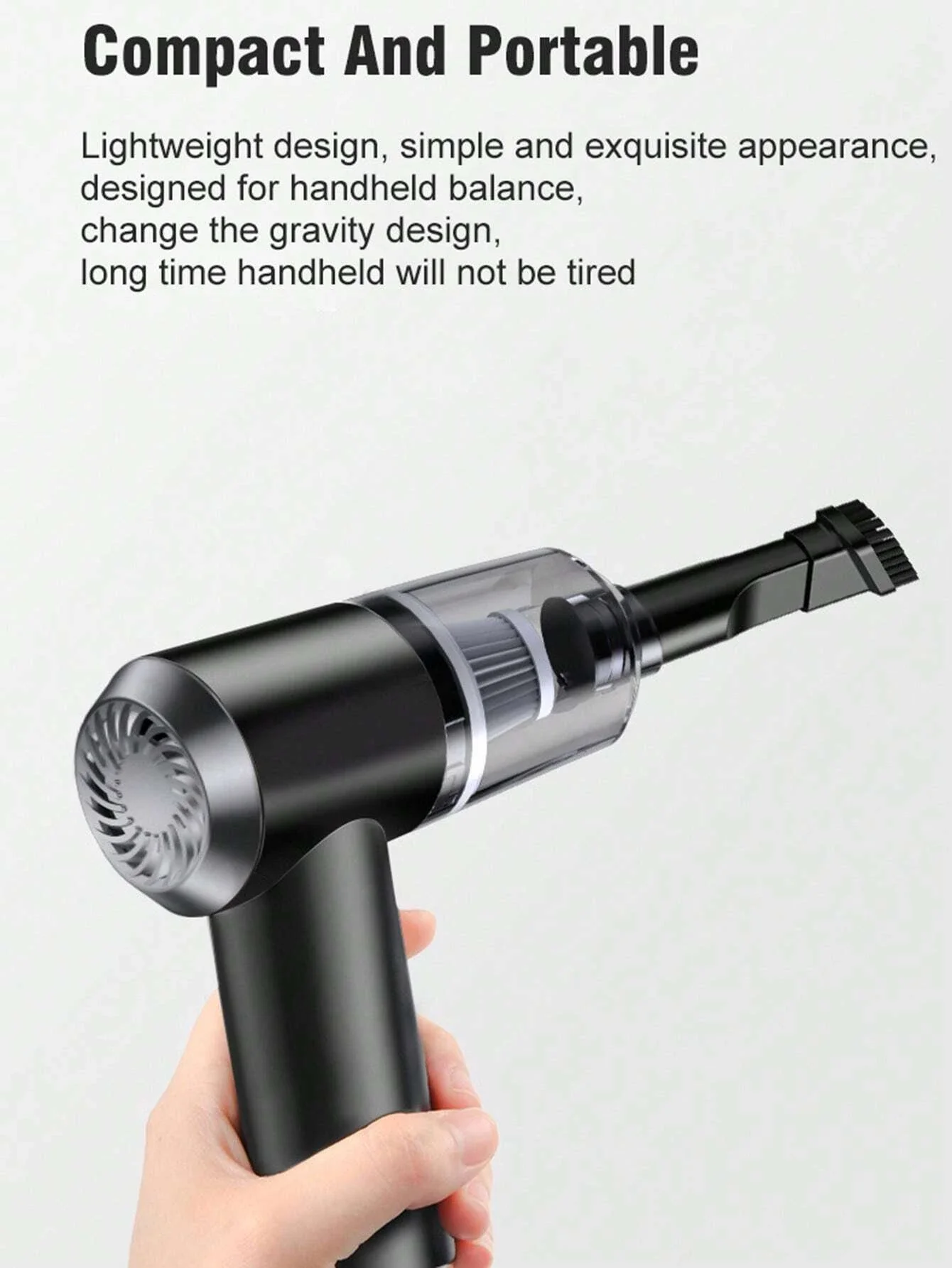 Portable Multi- Car Vacuum Cleaner Large Suction Wireless Charging Small Handheld High Power Powerful Vacuum Cleaner In The  Car