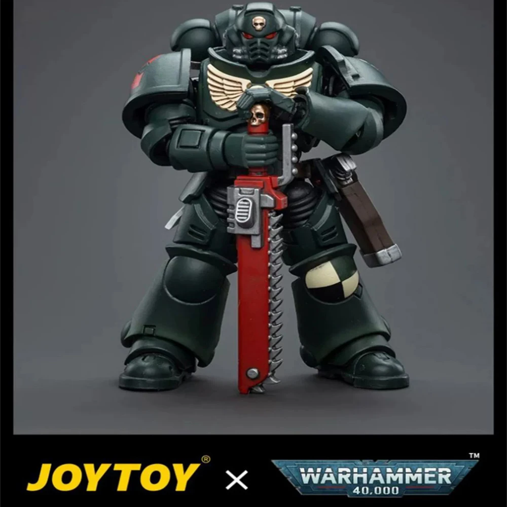 JOYTOY Warhammer 40K 1/18 Scale JT4966 Dark Angels Intercessors Sergeant Caslan For 3.75inch Game Soldier Action Figure Model