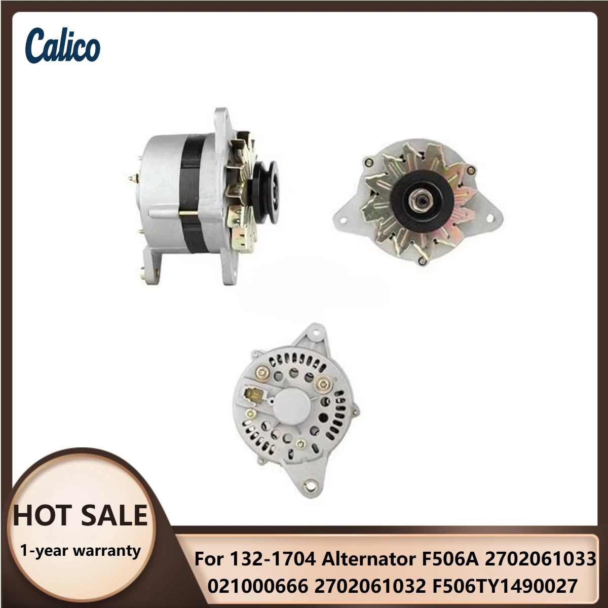 

Ultimate Detail Suitable for 132-1704 Alternator F506A 2702061033 021000666 2702061032 F506TY1490027