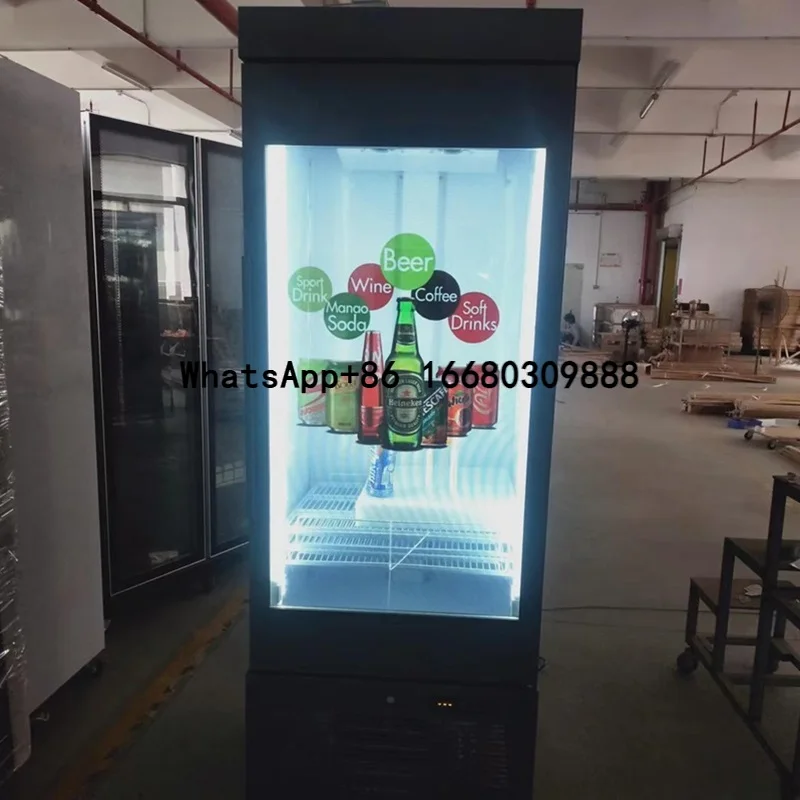 MUXUE  LCD display fridge Refrigerator Glass Door Video advertising transparent lcd refrigerator fridge beverage display fridge