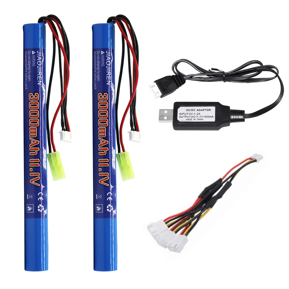 11.1V 3000MAH 18650 lipo Battery for AKKU Mini Airsoft Gun Battery RC model toys accessories 3S Water Gun RC Lipo battery