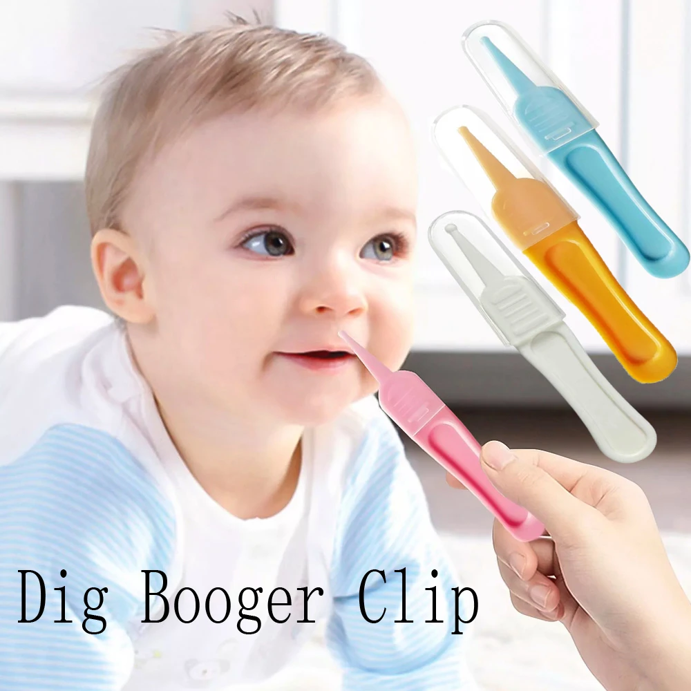 

Инструменты для чистки ушей, носа, пупка, детский зажим Booger, детский безопасный пинцет, щипцы для чистки, принадлежности для ухода за носовой полостью для малышей