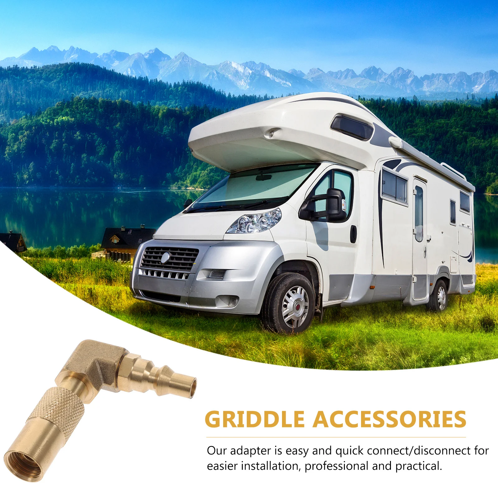 

Propane Tank Elbow Adapter Refill Connectors Hose Conversion Kit Rv Quick Gas Fittings