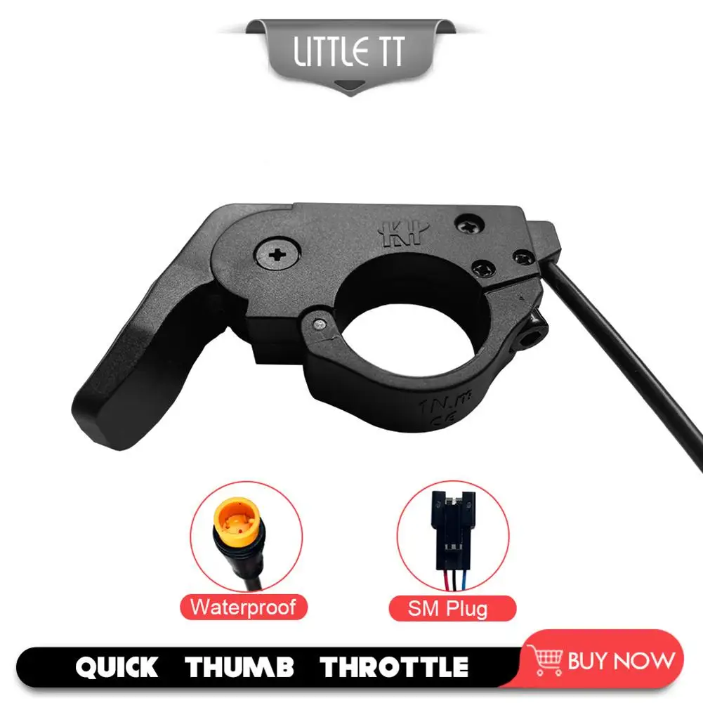 

Tt-009 Thumb Throttle Left Right Universal Quick Release SM Waterprooof Connector Bicycle Modification Accessories