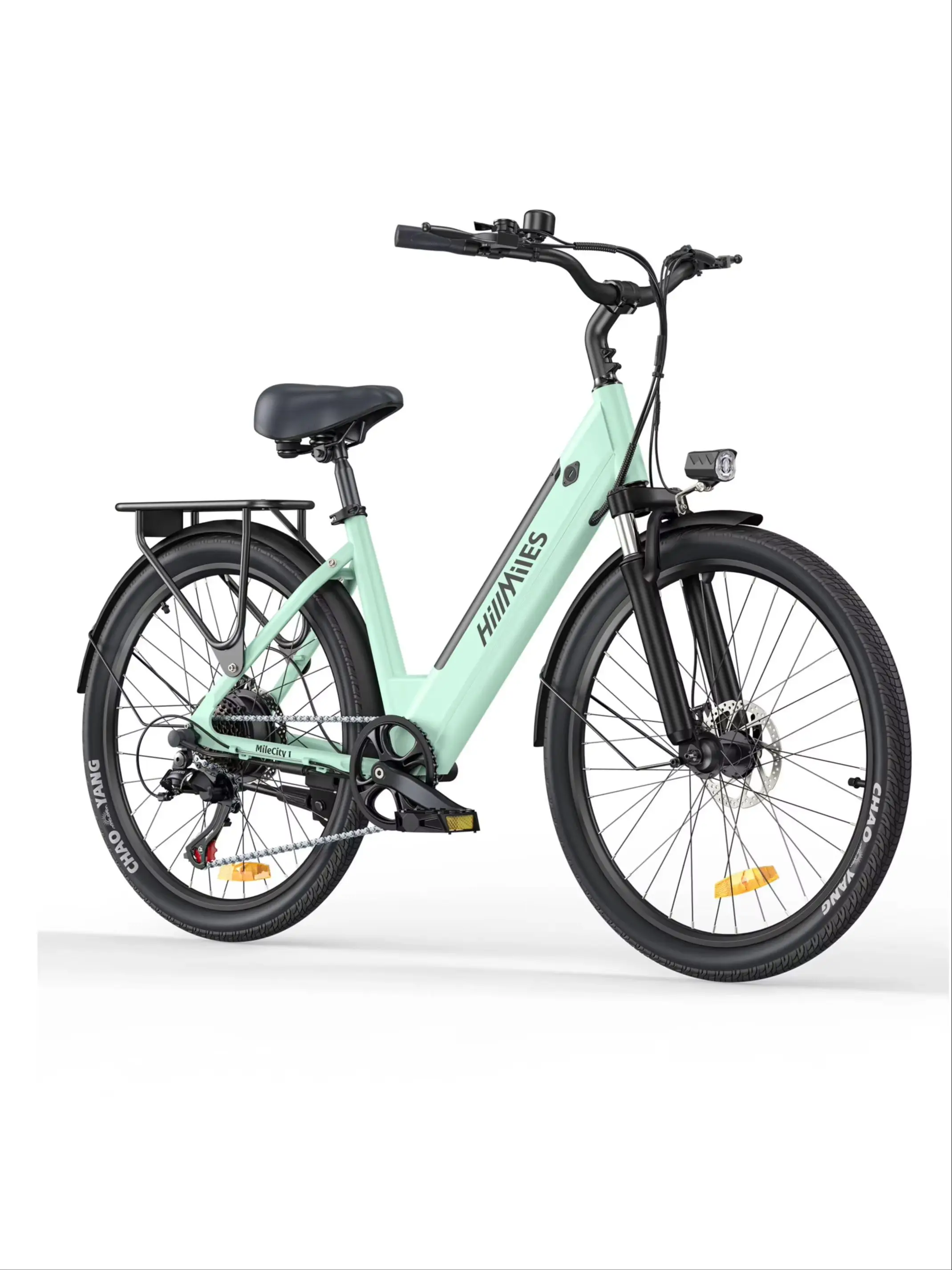AliExpress HillMiles MileCity 1 Adult E-bike, 250W road electric bicycle, 36V 13Ah battery, 26-inch tire city ebike，Electric Bike