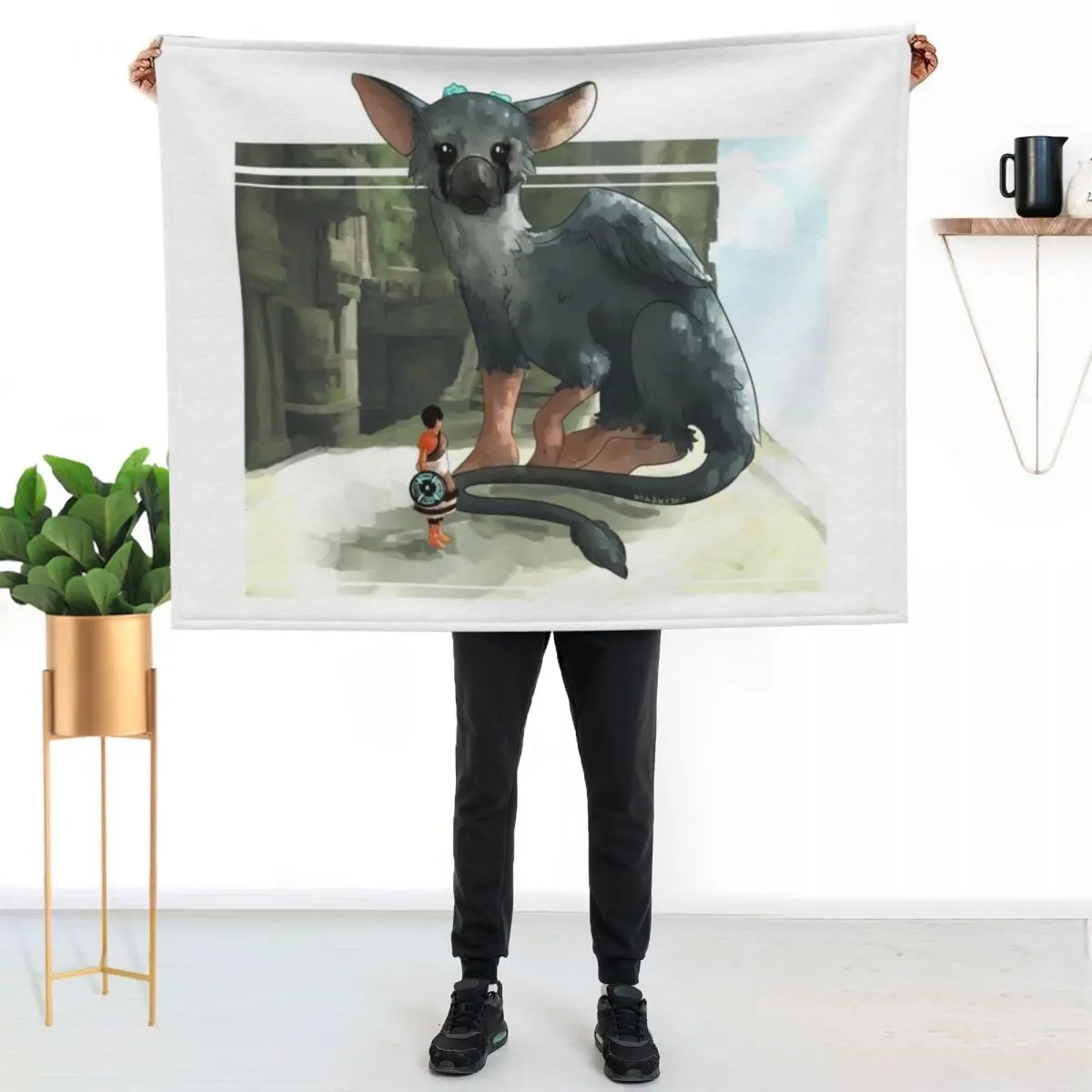 

Trico Throw Blanket Multi Use Warm Blanket for Living Room Bedroom