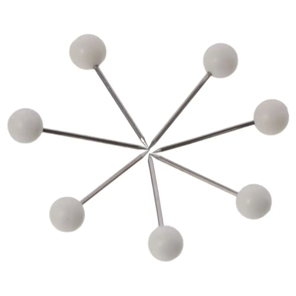 500PCS for Bulletin Board White Push Pins Plastic Round Head Map Tacks 1/8-Inch Cork Board Tacks