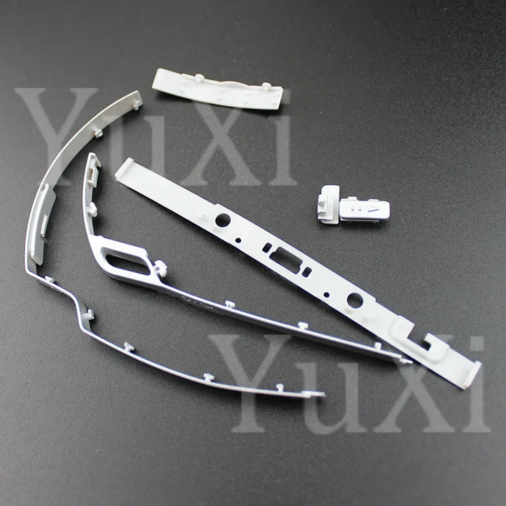 إطار زر بلاستيكي لـ PSP ، شريط زر تشغيل وإيقاف الطاقة ، غلاف غلاف ، جزء استبدال الحامل ، مجموعة واحدة