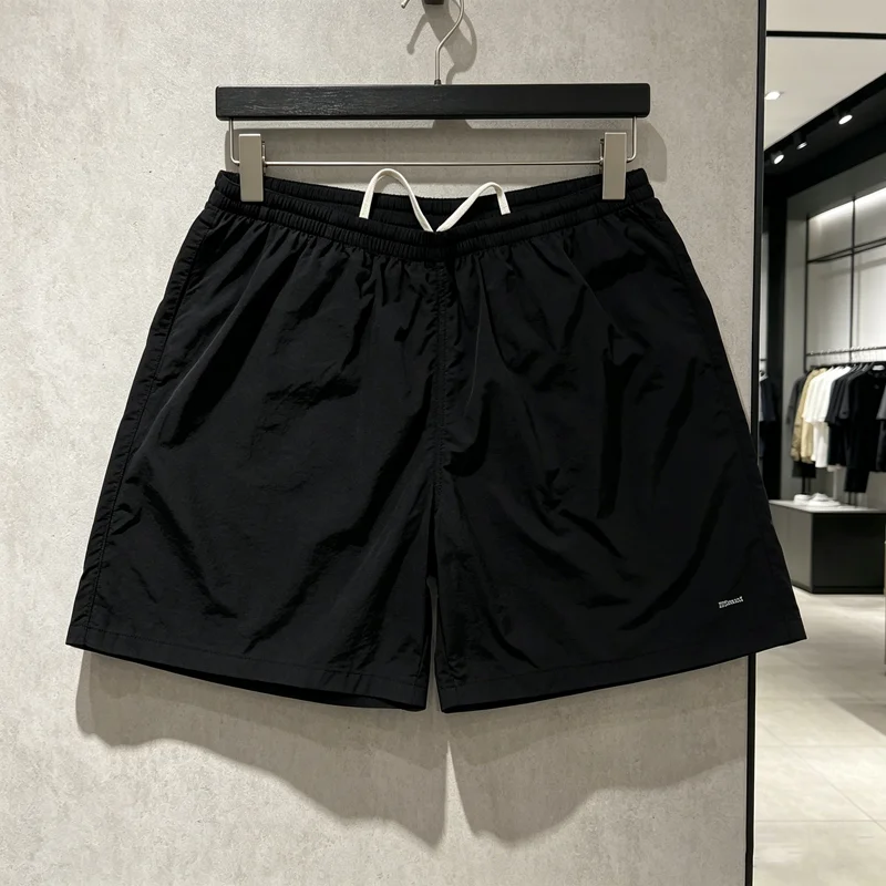 

Quick Dry JJJJound Shorts Black Gray Green Shortpants Japan Men Women Best Quality Loose Drawstring Thin Fabric Short Pants