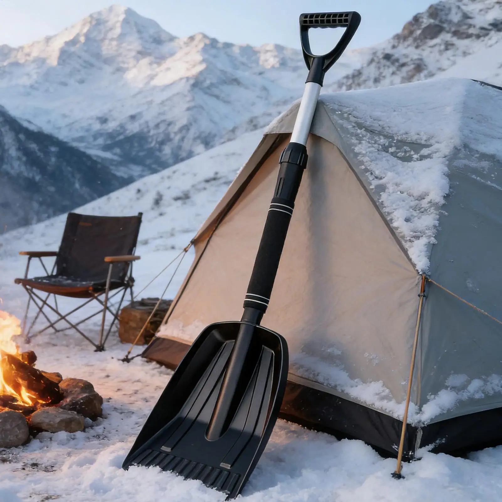 

Телескопическая лопата для уборки снега и льда, портативная, разборная, для очистки автомобиля и улицы, инструмент для уборки ледяных отложений с лобового стекла