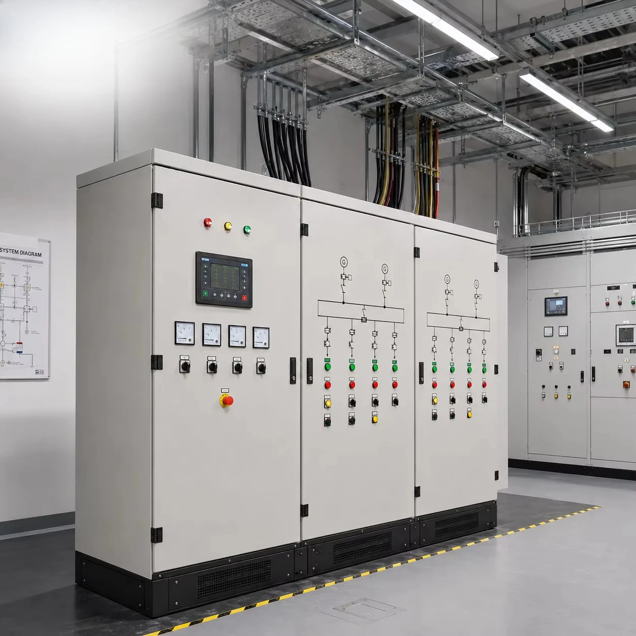 GSP Generator Synchronizing Panel 400V 415V Low Voltage Switchgear IEC 61439 compliant Parallel Control for EPC Projects