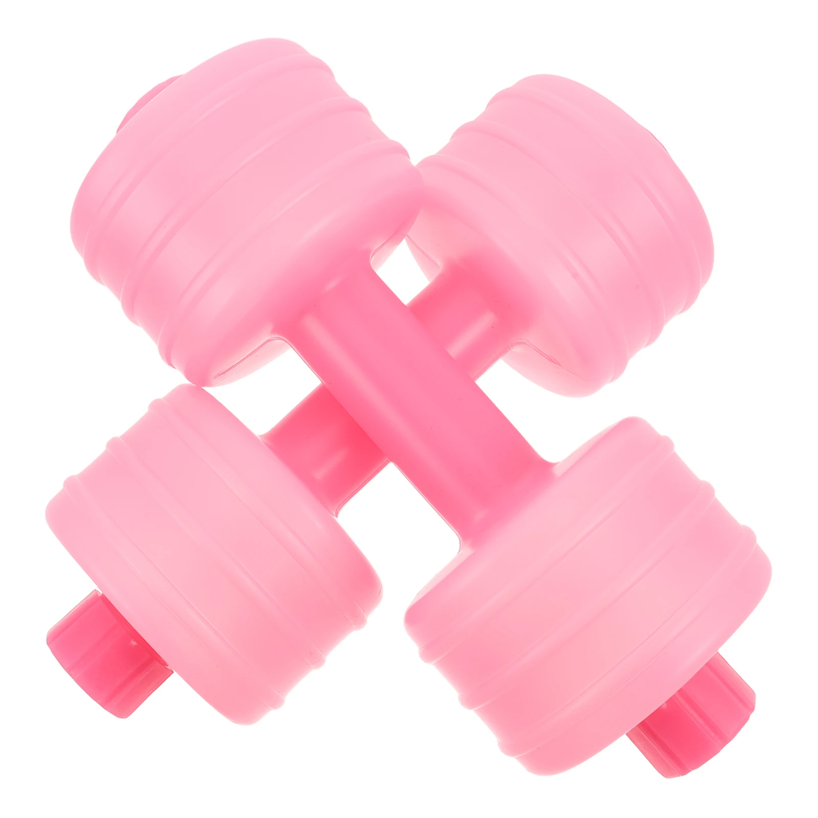 

2 Pcs Women's Body Shape Dumbbells Fitness Water Cup Bottle Shaped Plastic Exercise Jug for Workout Creative Girl Gym
