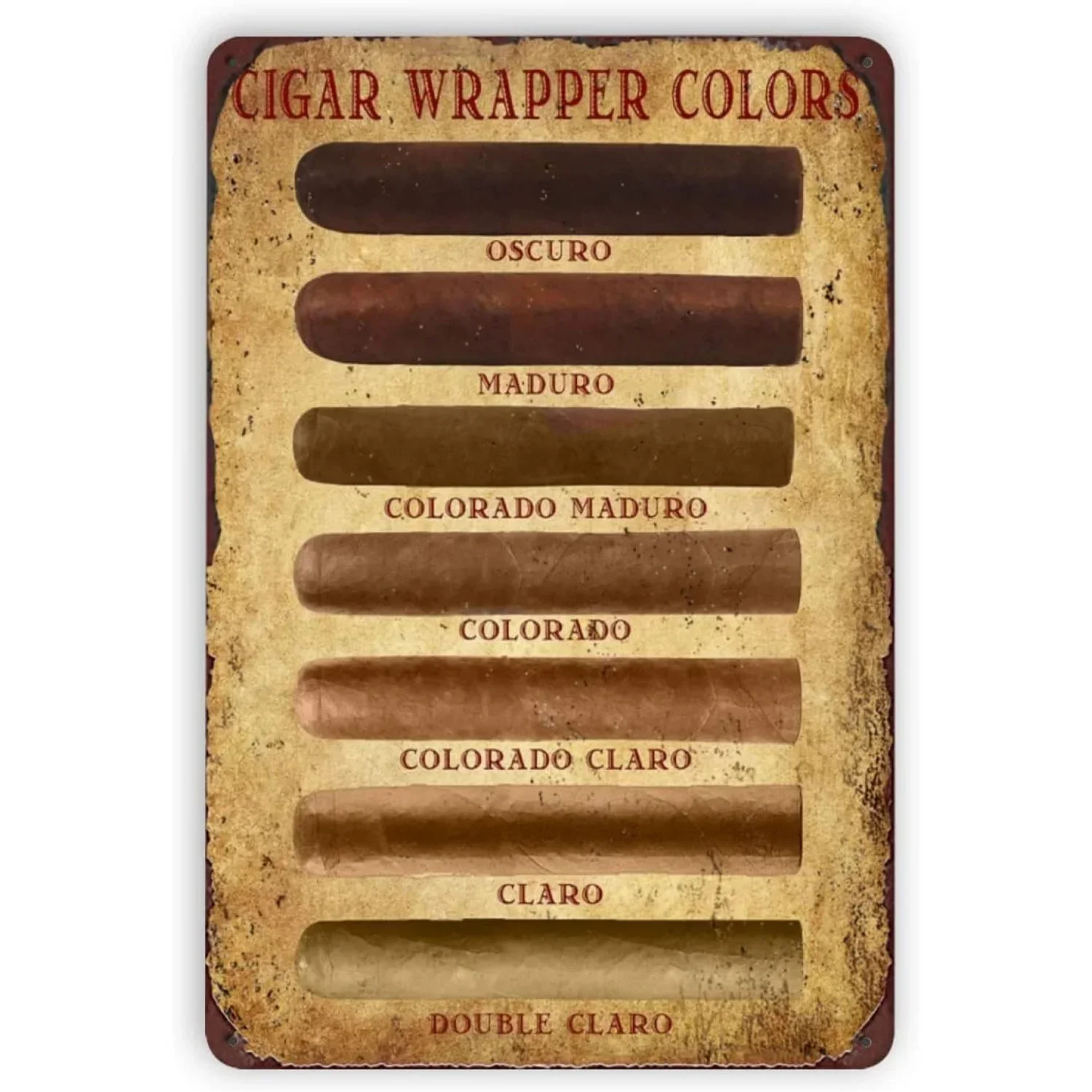 Whiskey Cigar Plaque Metal Tin Signs Wall Decoration Vintage Art Posters Iron Painting for Man Cave Home Cafe Garden Club Bar image 5