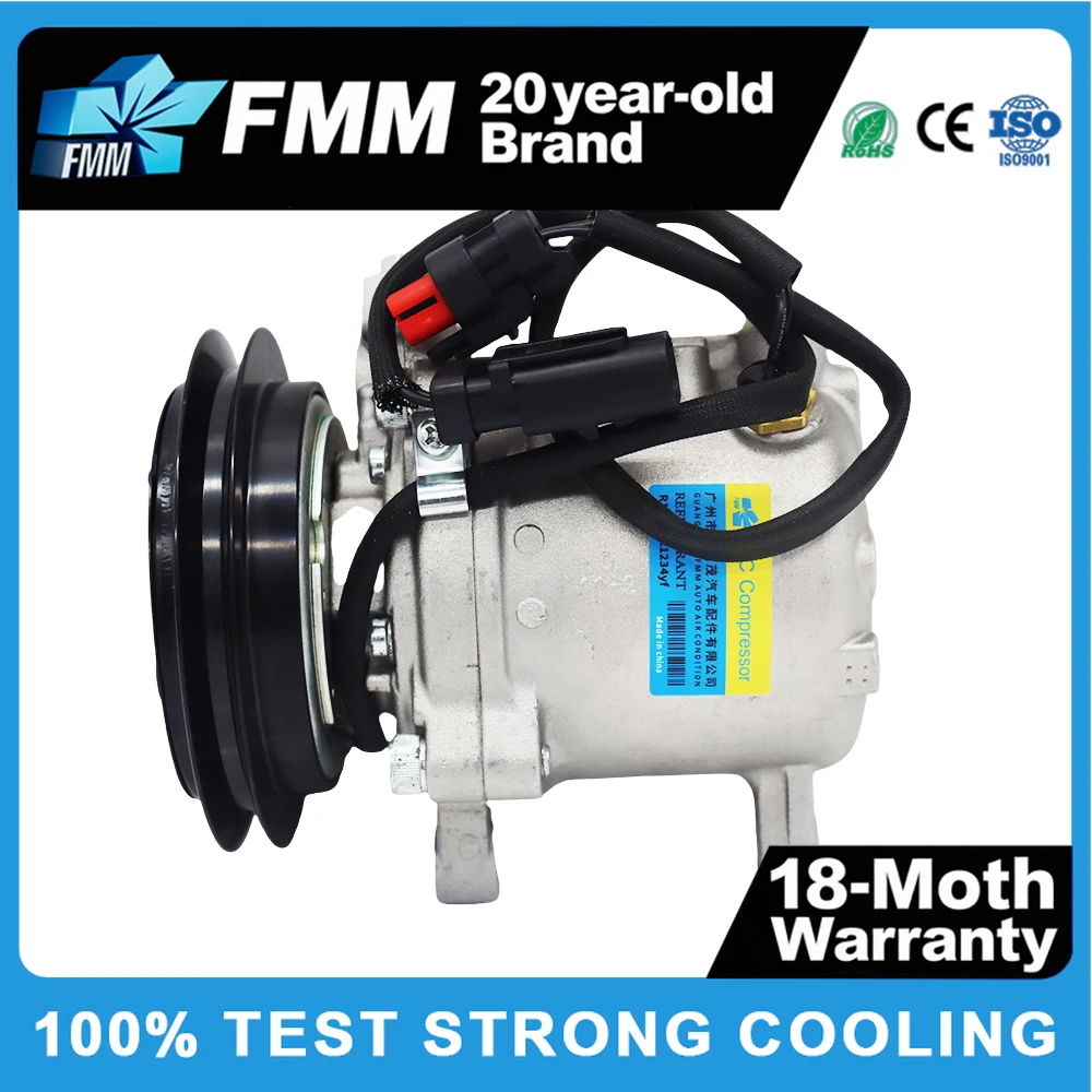 

12V Automotive AC Compressor Sv06e 447260-5700 CO-5793A 8PK for Caterpillar 302.5c Mini Auto Air Conditioning Compressor
