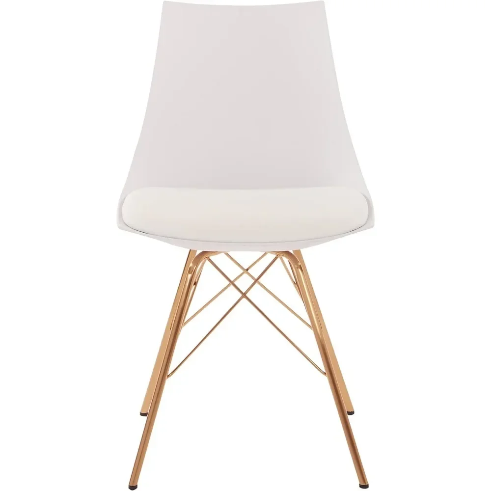 

Zz Oakley Современный стул-ведро середины века, стулья из искусственной кожи для спальни