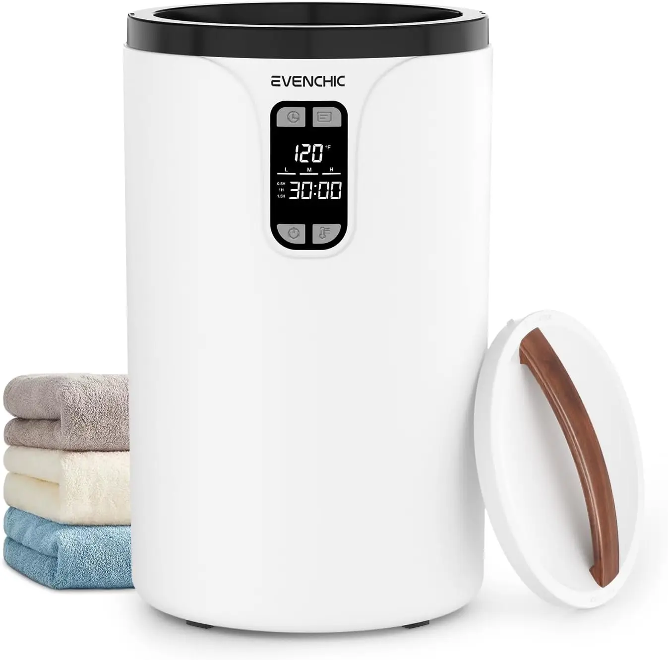 

Сушилка для полотенец на 20 л с таймером и регулировкой температуры, LED-дисплеем, автоматическим отключением для использования в ванной комнате
