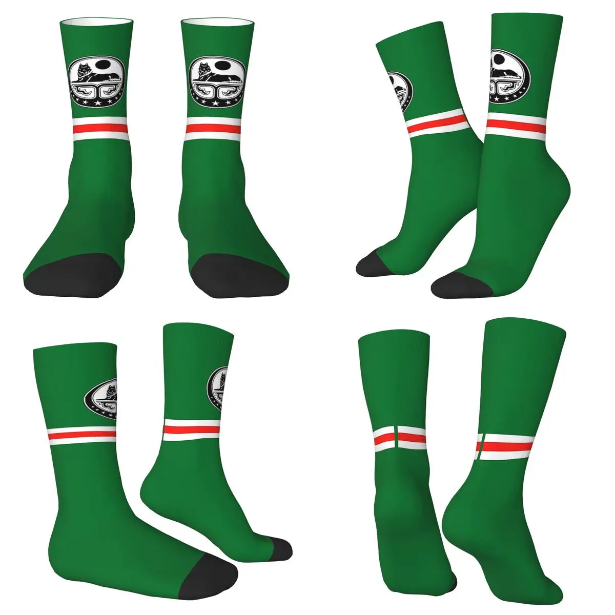 

Ichkeria Flag Socks Harajuku Sweat Absorbing Stockings All Season Long Socks Accessories for Man's Woman's Birthday Present