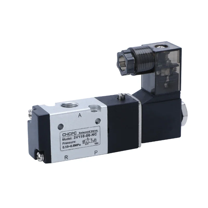 Pneumatic Solenoid Valve 3V210-08 DC12V DC24V AC110V AC220V 3 Way 2 Position Air Directional Control Valve  Gas Magnetic Valve