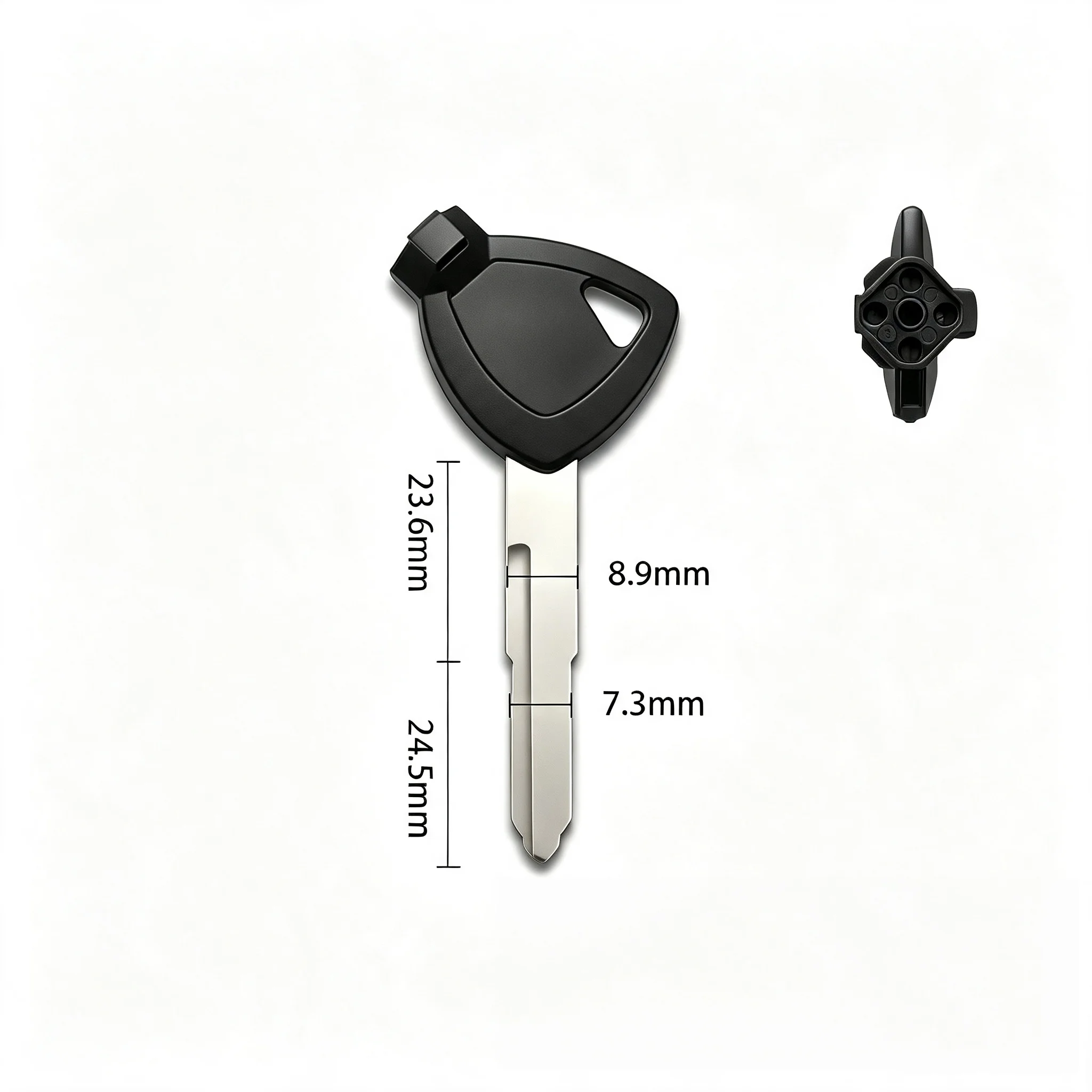 New Uncut Blank Motorcycle Replacement Key For Yamaha Magnet Anti‑theft Lock VOX BWS 4V BWS125 VOX50 GTR125 JOG EVO
