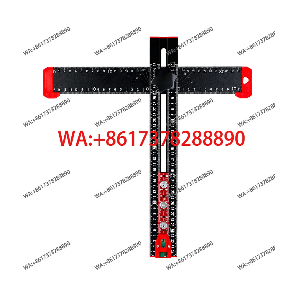 T-shaped ruler two-in-one positioning angle punching positioning ruler aluminum alloy punching positioner