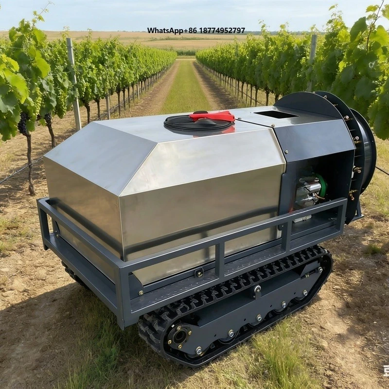 Engine Mountain Orchard Crawler Remote Control Sprayer Agricultural Farm Spraying Machine